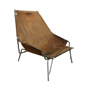 Easy Lounge Chair J 361 in Suede, Jorgensen
