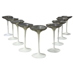 White Tulip Ashtrays, Eero Saarinen, Knoll International