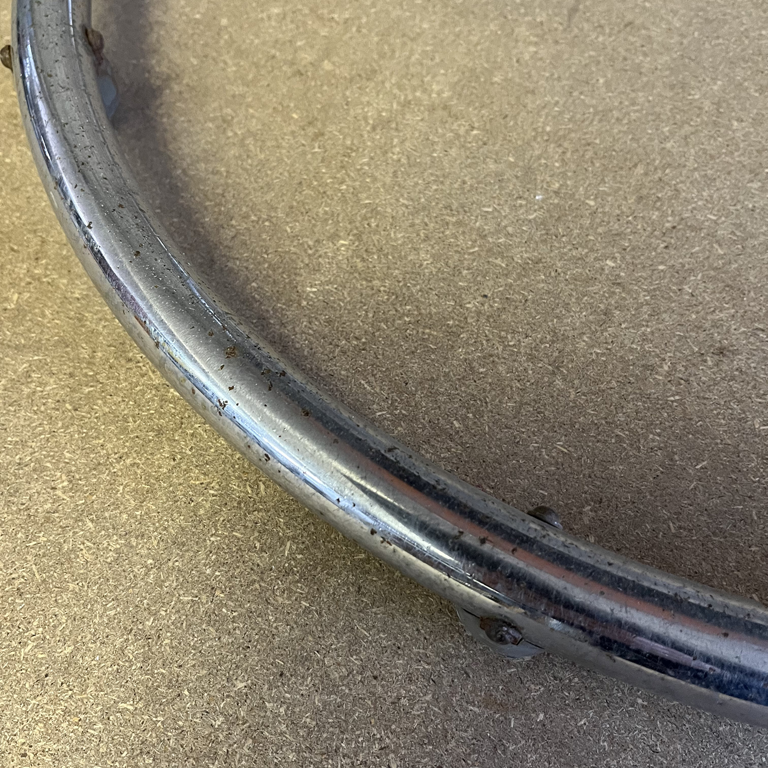 S 169, Tubular Easy Chair in Orange Light Brown Manchester with Wooden Armrests and Upholstery Unique Tilt Mechanism De Cirkel - Image 12