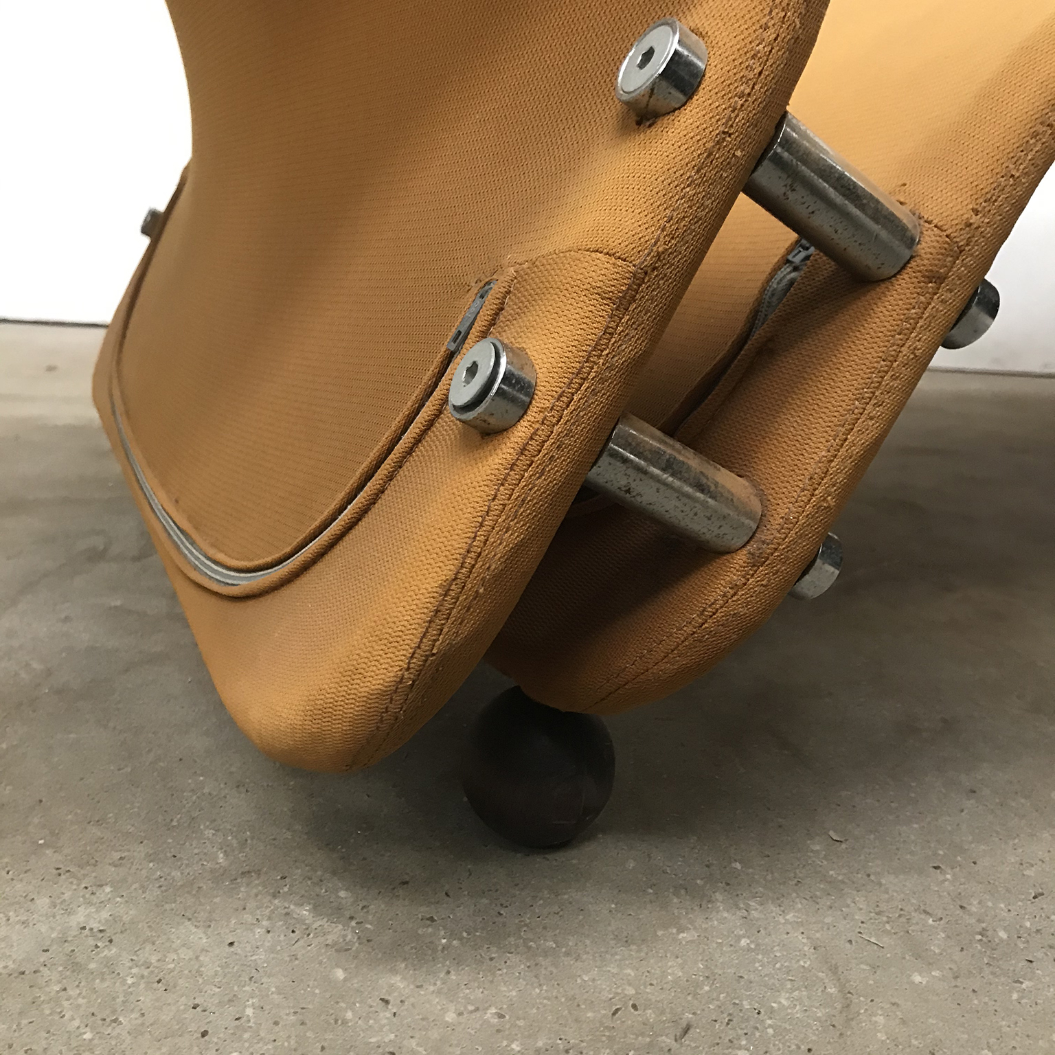 1973, Verner Panton, 1-2-3 Serie, Chaise Longue in Ochre Fabric - Image 20