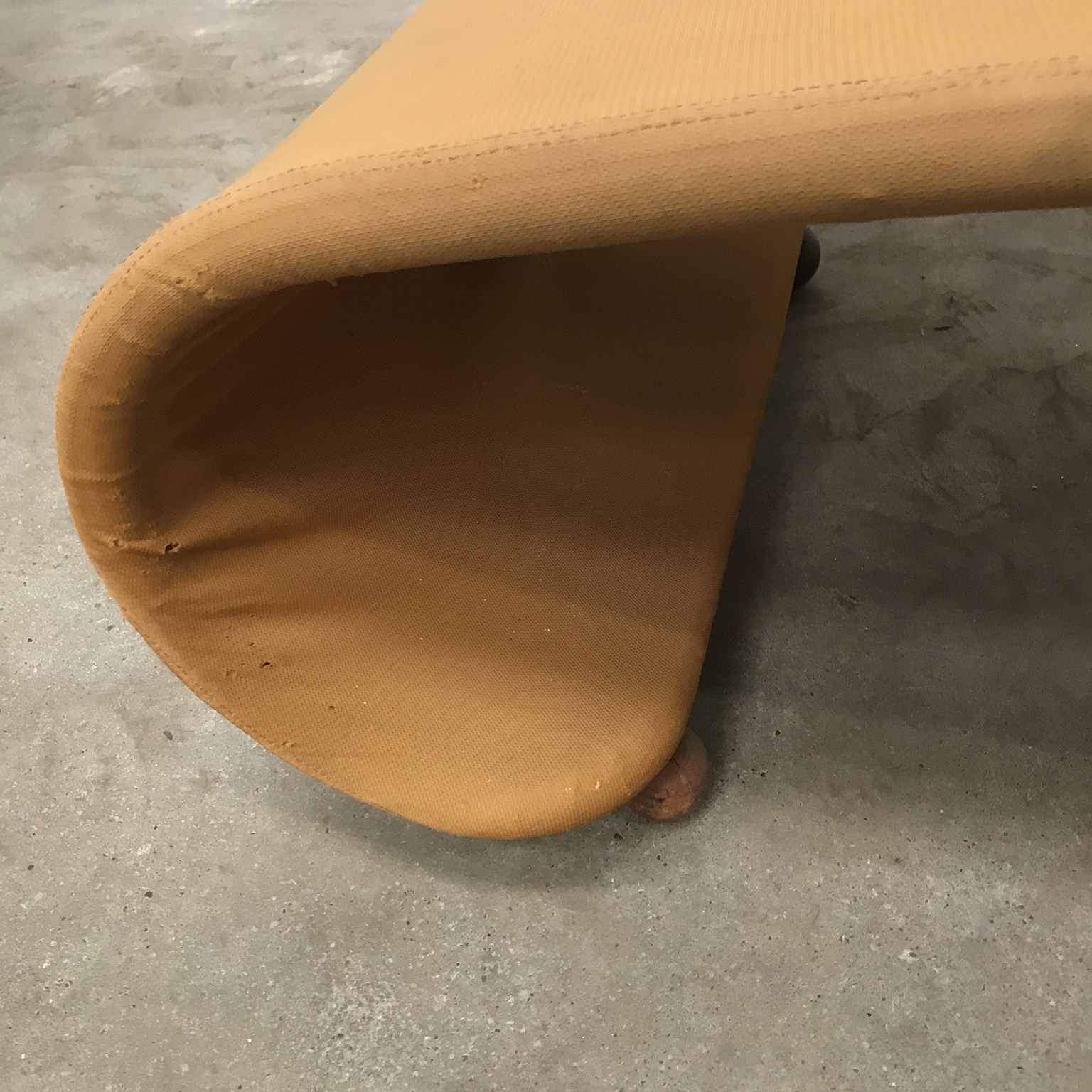 1973, Verner Panton, 1-2-3 Serie, Chaise Longue in Ochre Fabric - Image 24