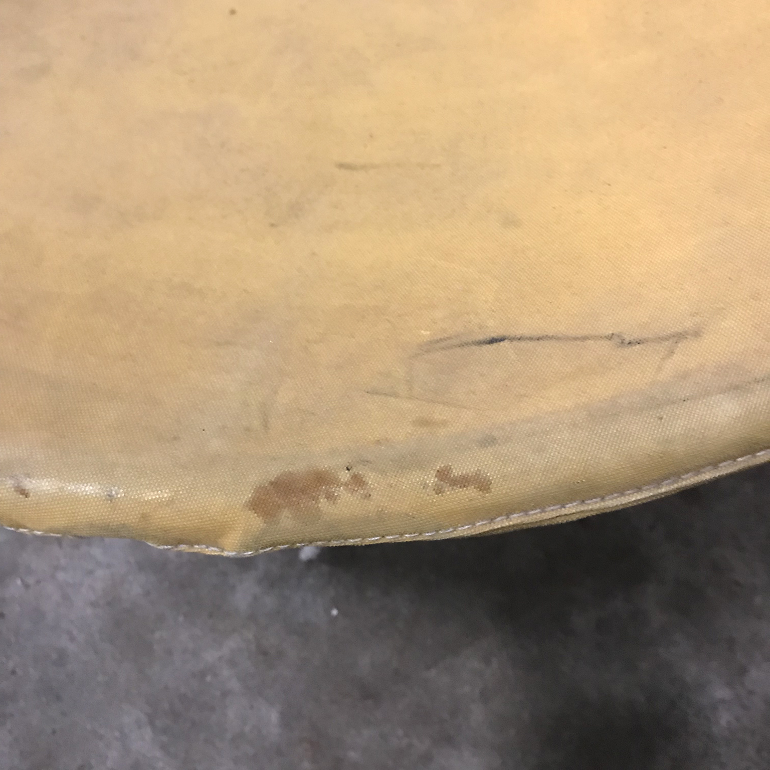 Elegant Sixties Hammock Chair with White Base in Style of Ferrari and Hardoy Plus Bertoia - Image 13