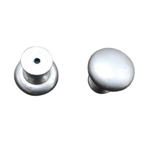 Elegant Industrial Heavy, Metal Doorknob, circa 1960