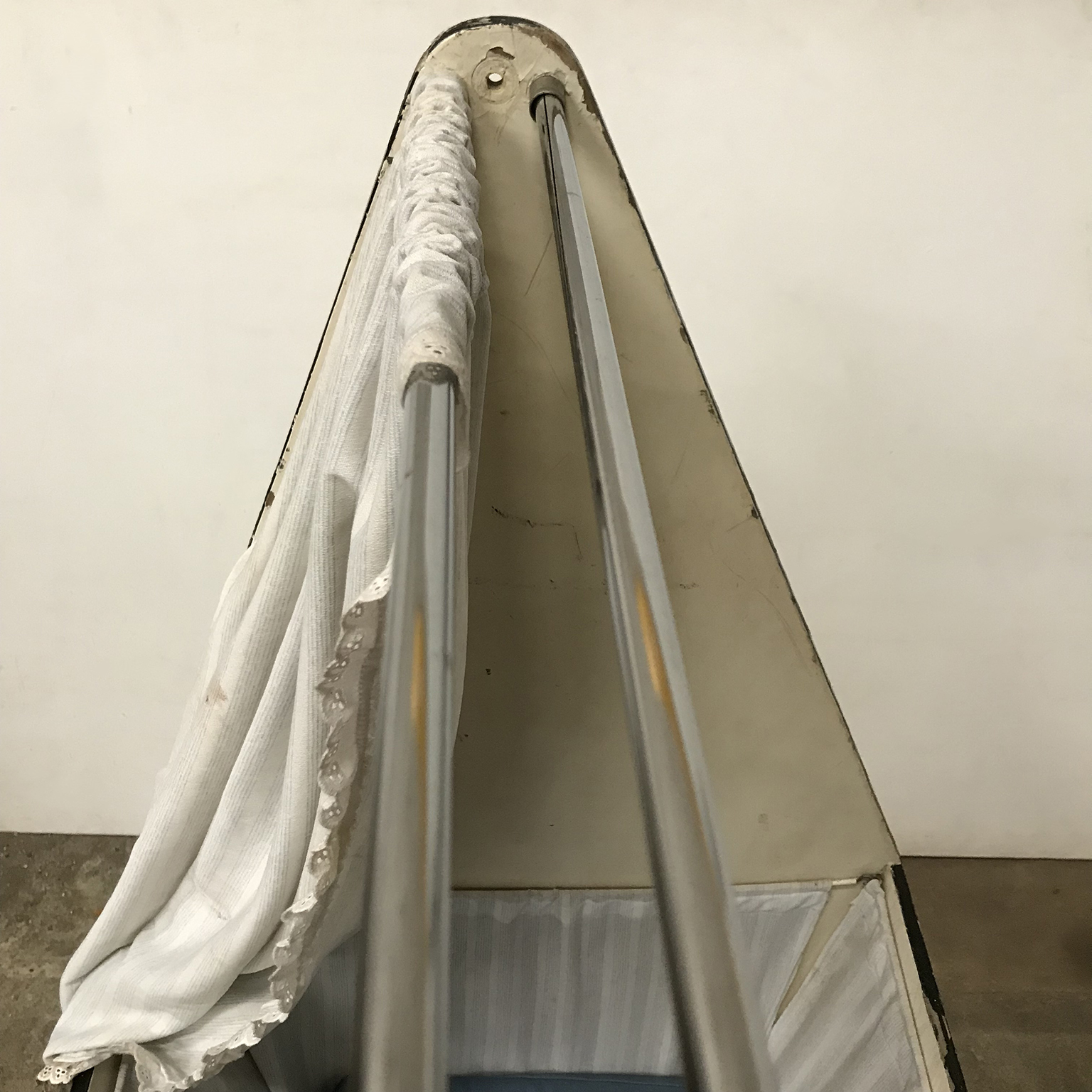 Museum Piece Unique Cradle Black Wood Chrome, circa 1930, Gispen - Image 4