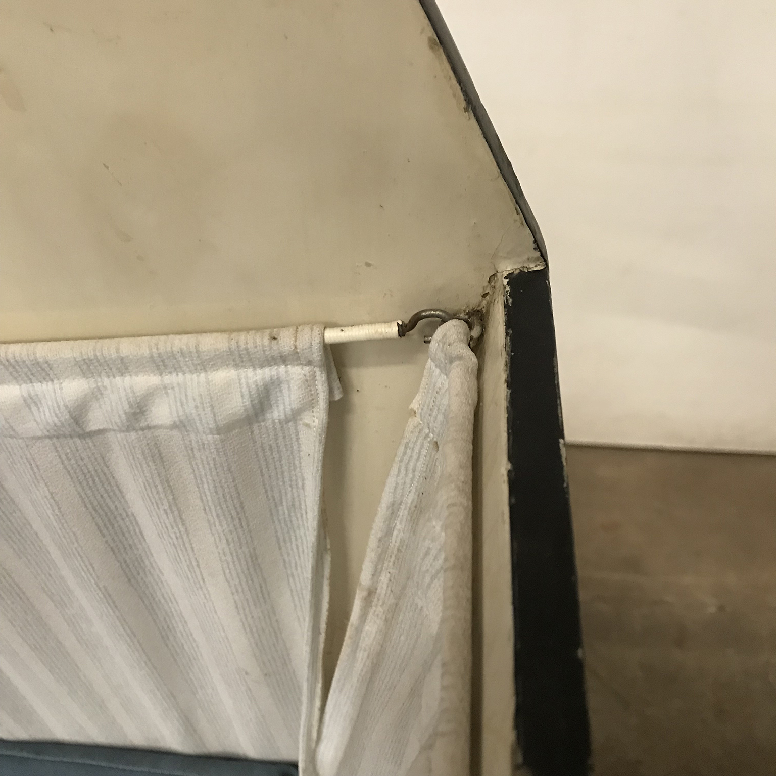 Museum Piece Unique Cradle Black Wood Chrome, circa 1930, Gispen - Image 6