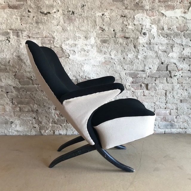 Pinguin Chair, Theo Ruth, in Black White - Image 27