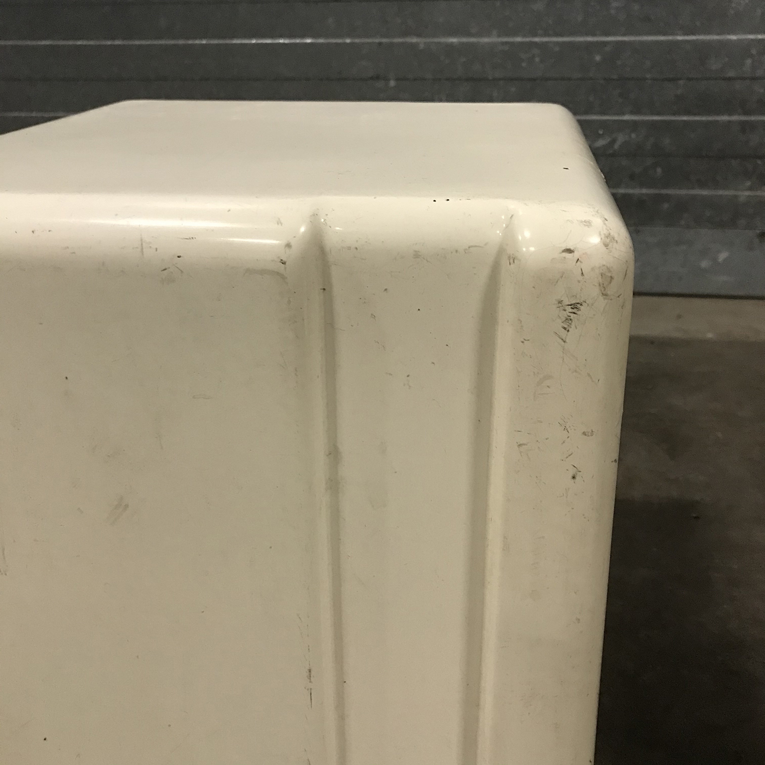 Rare 1970s Off-White Plastic Children Desk with Stool - Image 14