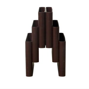 Magazine Rack in Chocolate Brown, Stoppino, Kartell