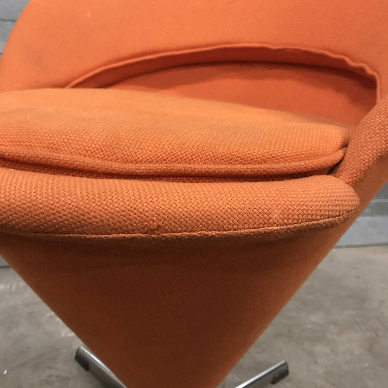 Cone Chair in Original Orange Fabric, Verner Panton, Rosenthal - Image 17