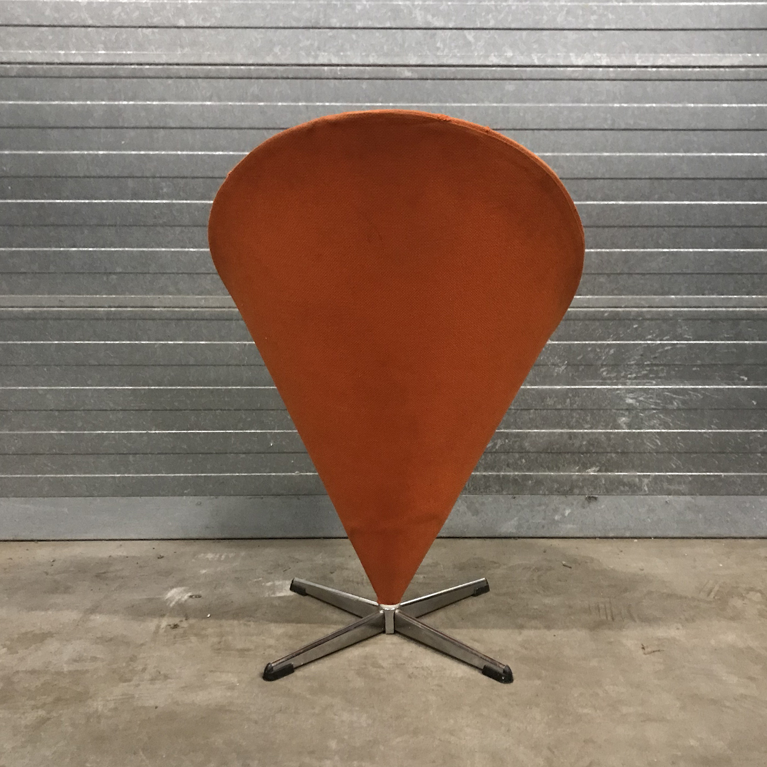 Cone Chair in Original Orange Fabric, Verner Panton, Rosenthal - Image 5