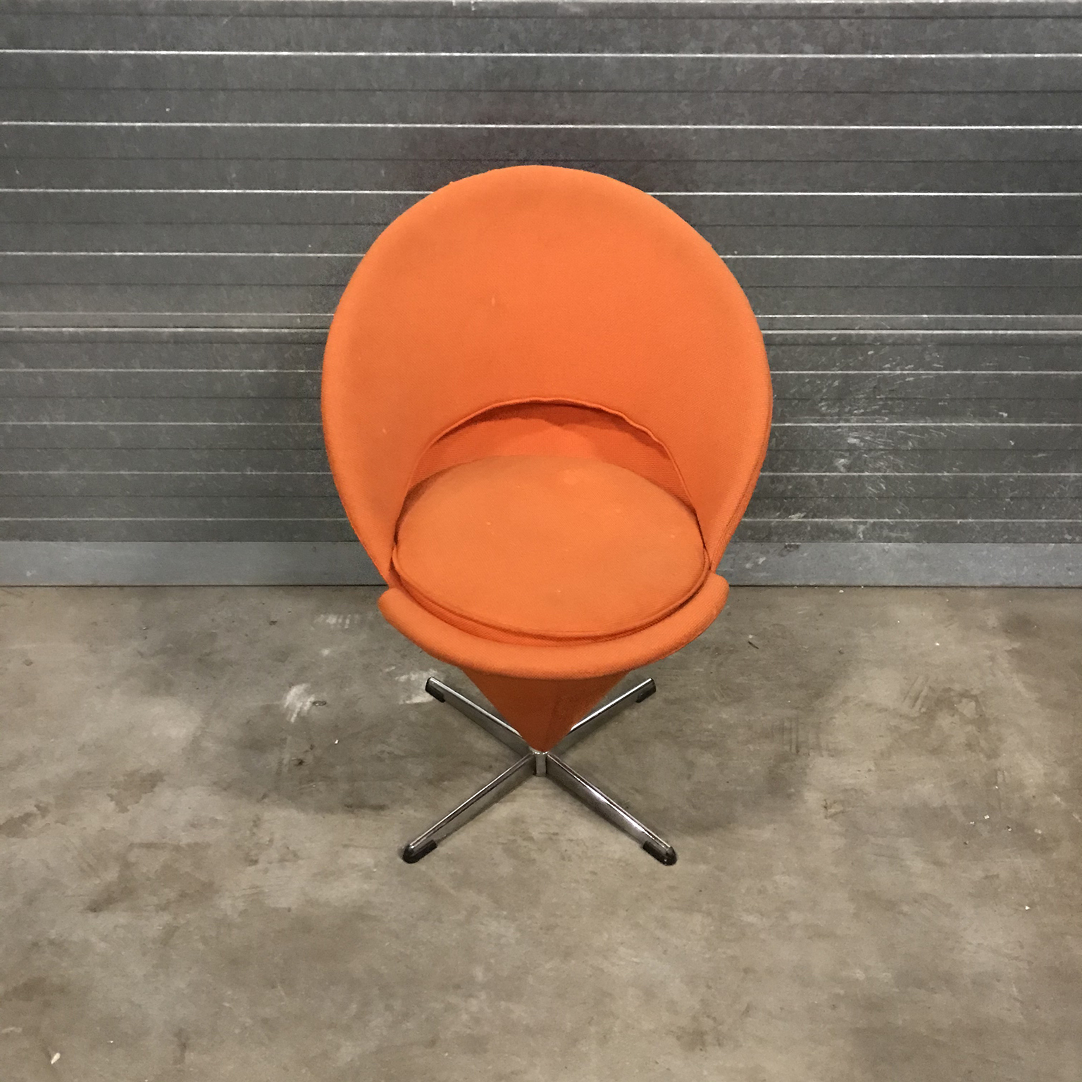 Cone Chair in Original Orange Fabric, Verner Panton, Rosenthal - Image 7