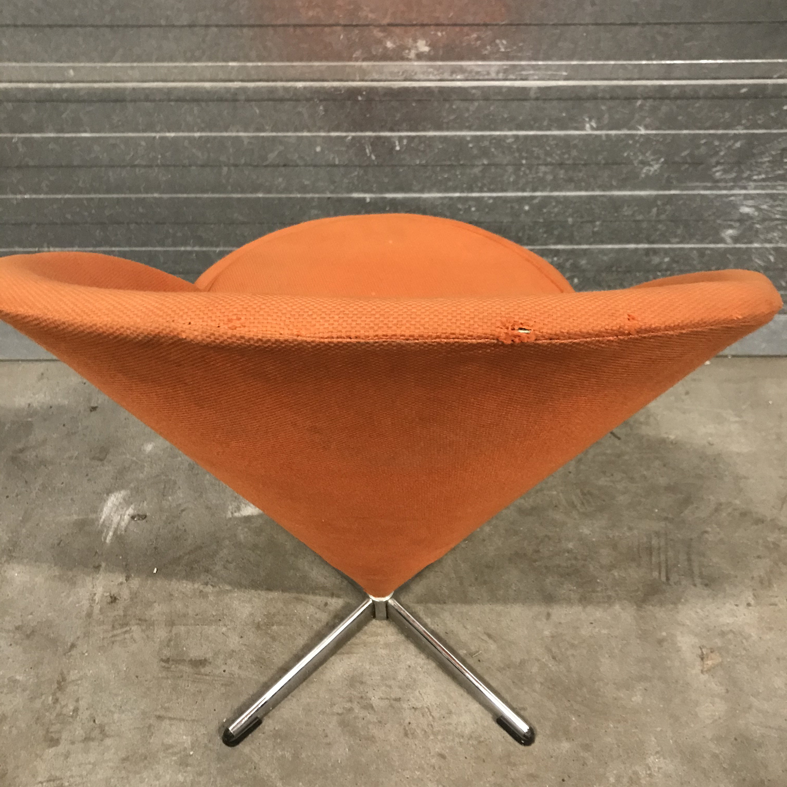 Cone Chair in Original Orange Fabric, Verner Panton, Rosenthal - Image 10