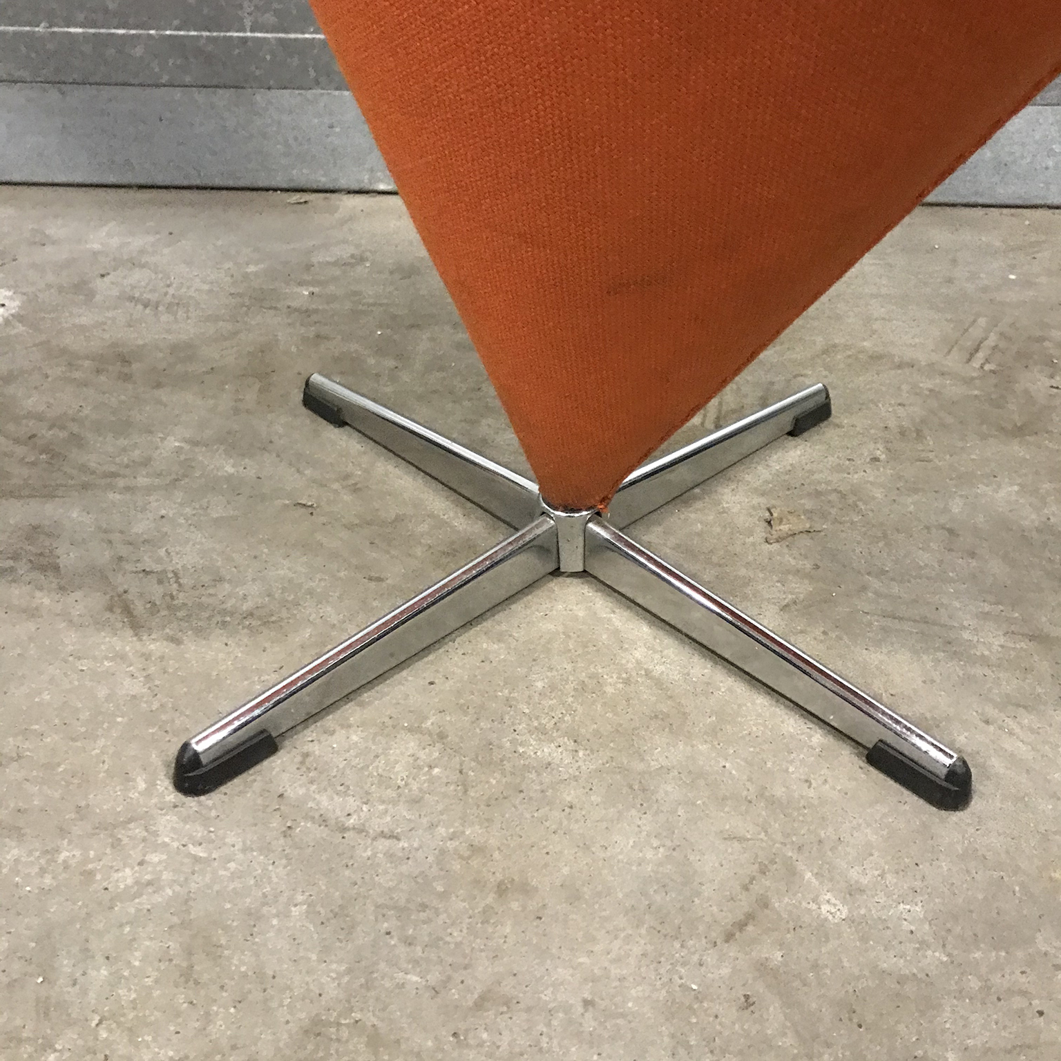Cone Chair in Original Orange Fabric, Verner Panton, Rosenthal - Image 12