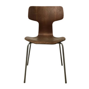 Original, Rare, Chair 3103 with Grey Base, Arne Jacobsen, Fritz Hansen