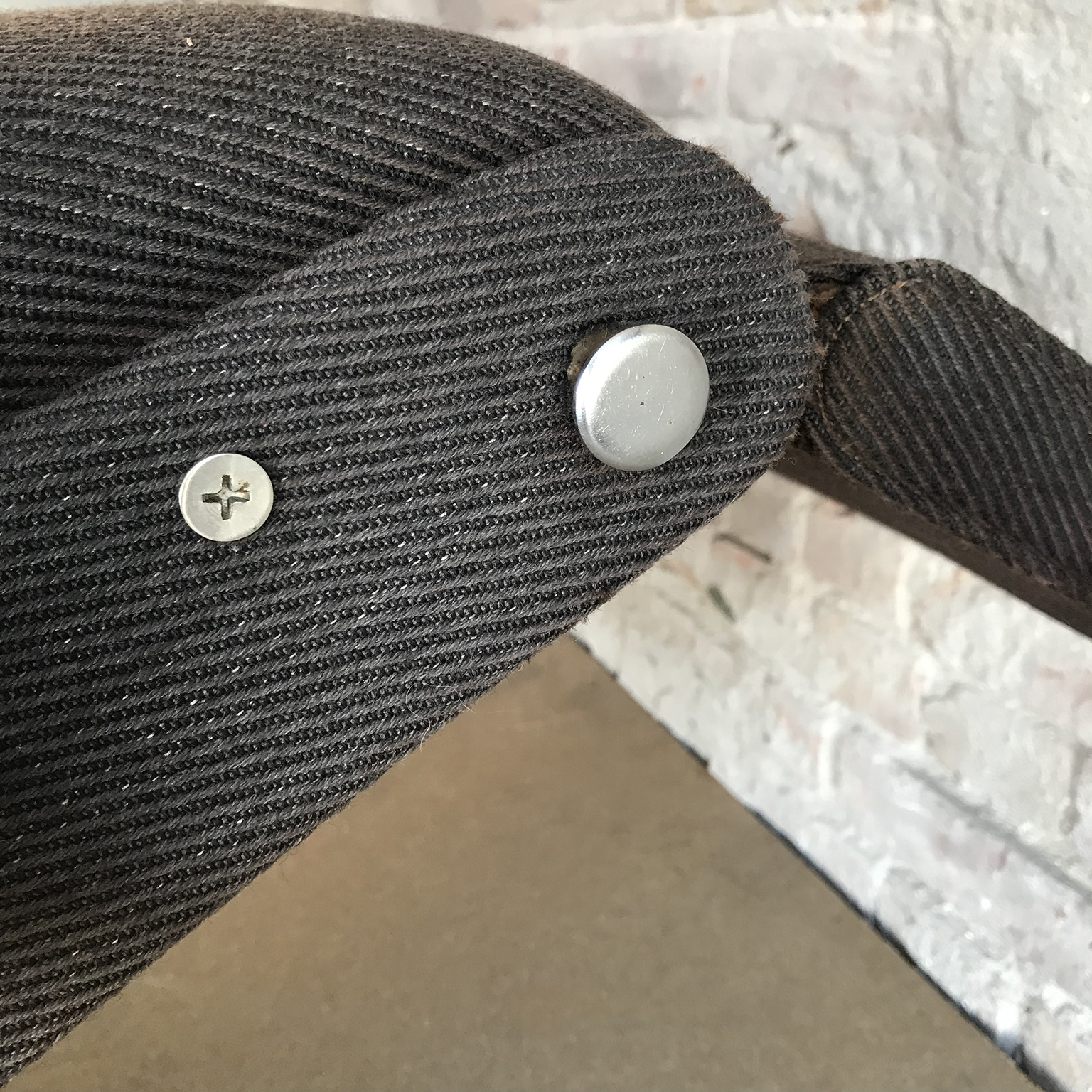 P40 Tecno Lounge Chair in original brown upholstery by Borsani - Image 8