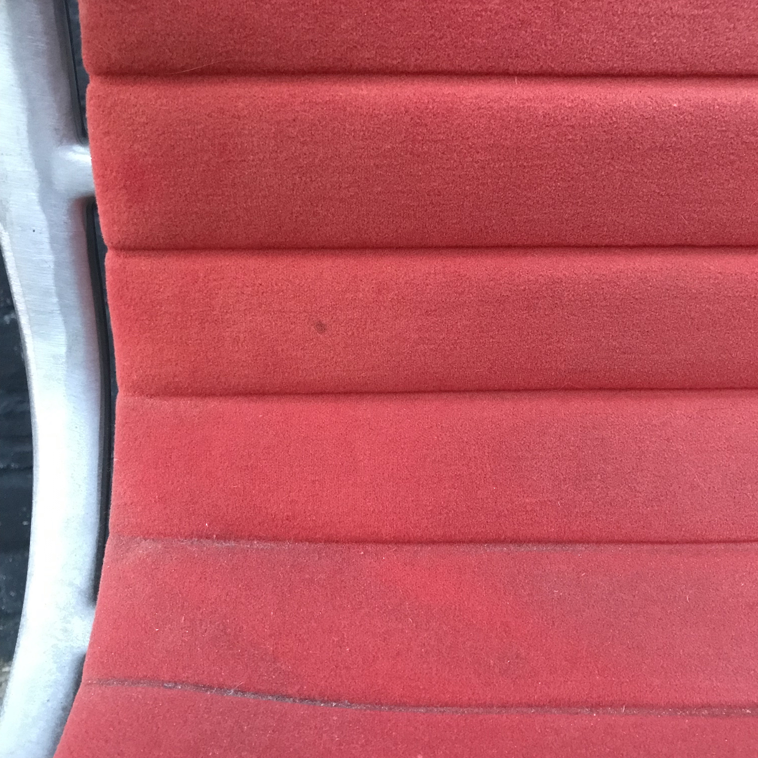 Red Adjustable Tilt Office Chair with Five Wheels, Ray & Charles Eames - Image 16