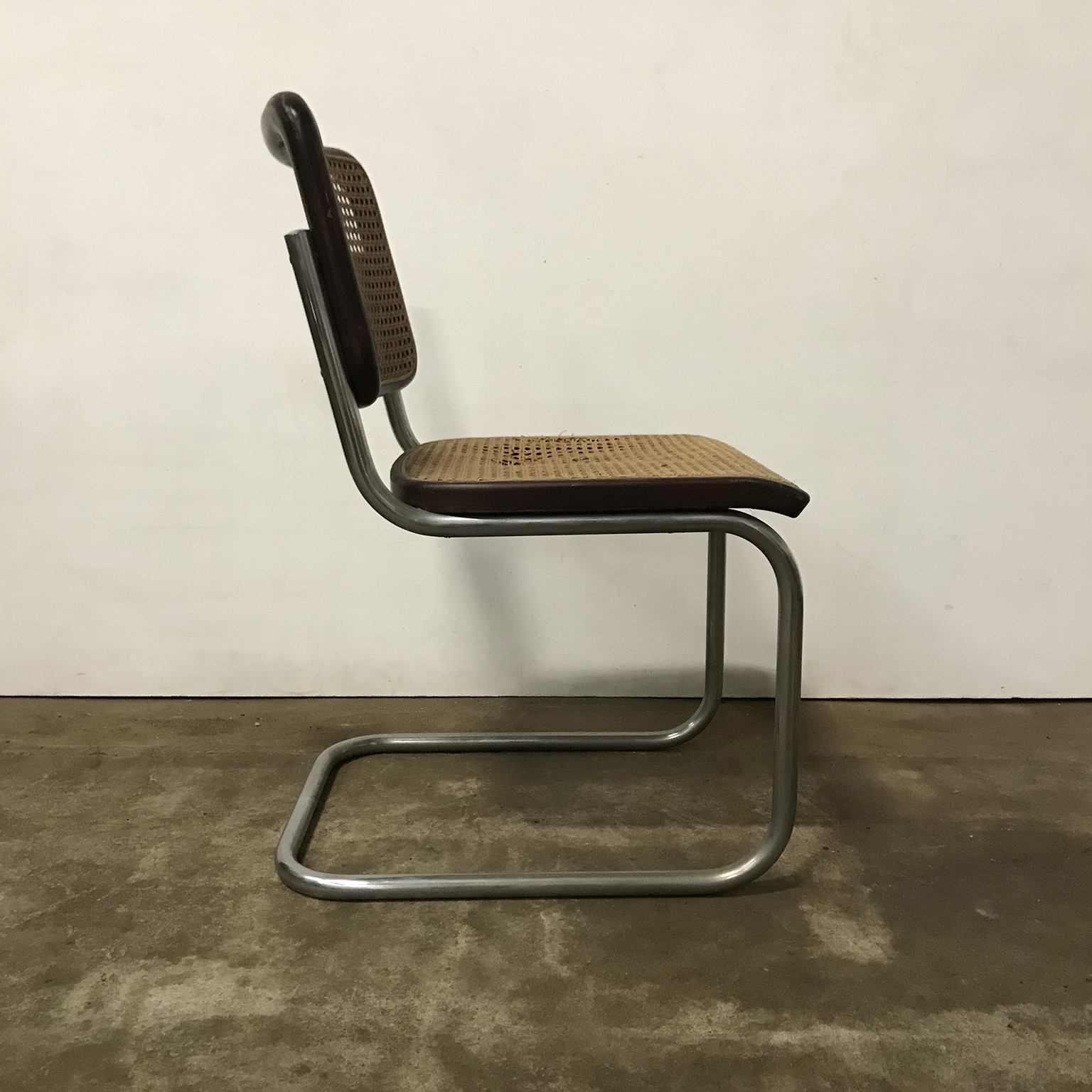 Original Early S32 in Wicker and Black Frame, Thonet, Marcel Breuer - Image 3