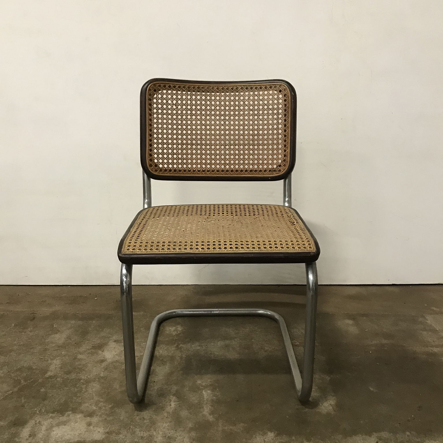 Original Early S32 in Wicker and Black Frame, Thonet, Marcel Breuer - Image 6