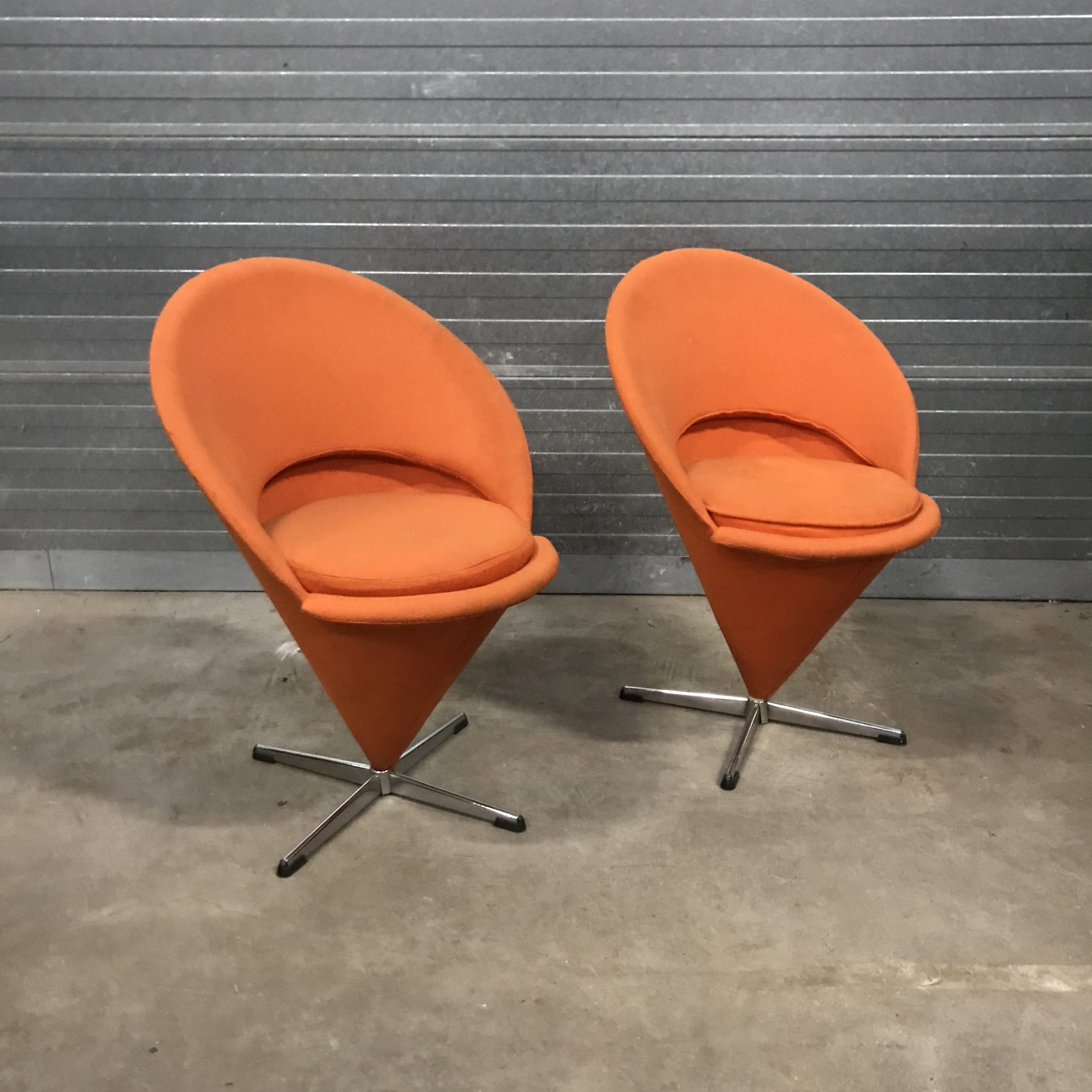 Cone Chair in Original Orange Fabric, Verner Panton, Rosenthal - Image 20