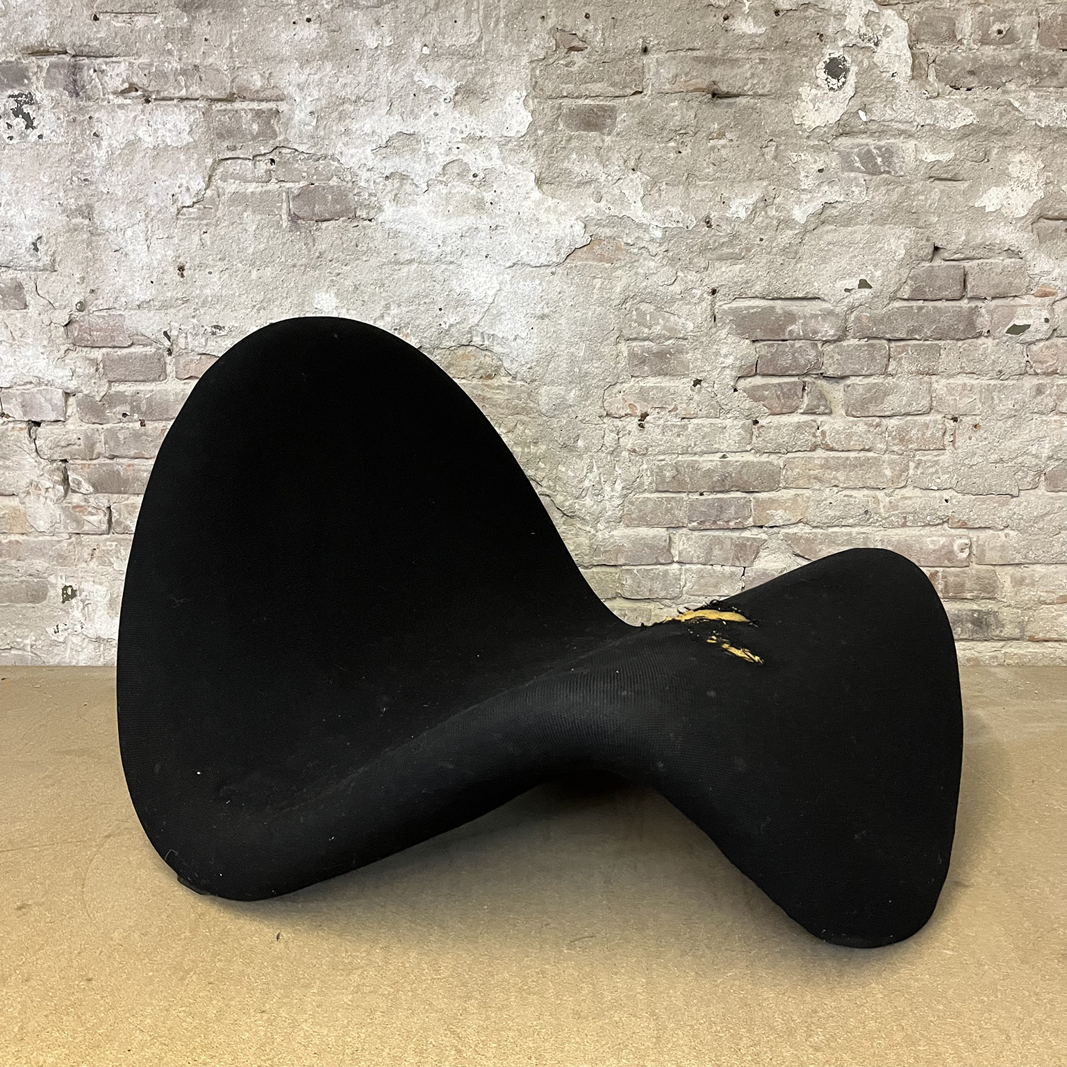 1967, Pierre Paulin, Tongue Lounge chair in Black Upholstery for Artifort - Image 3