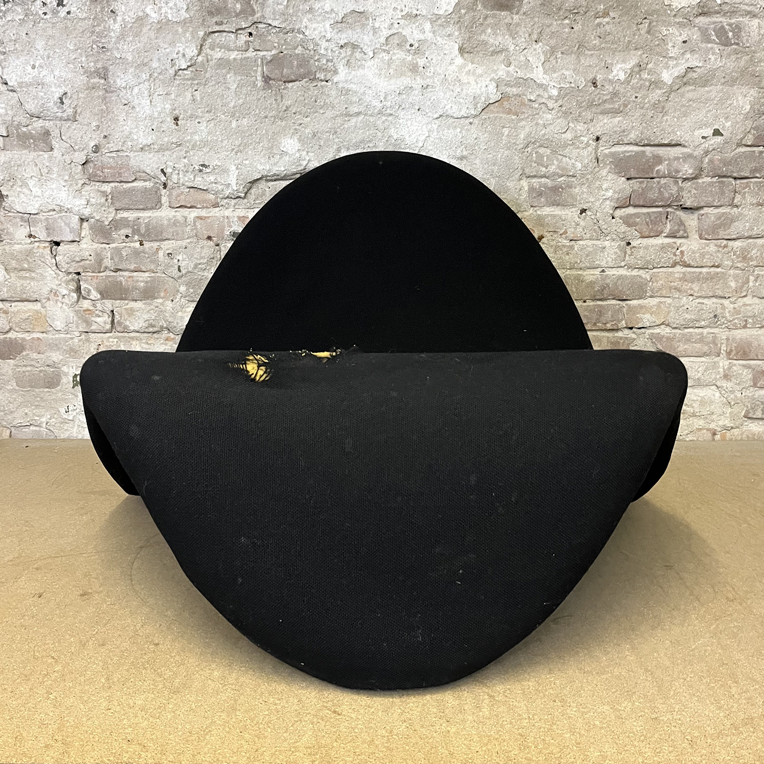 1967, Pierre Paulin, Tongue Lounge chair in Black Upholstery for Artifort - Image 8